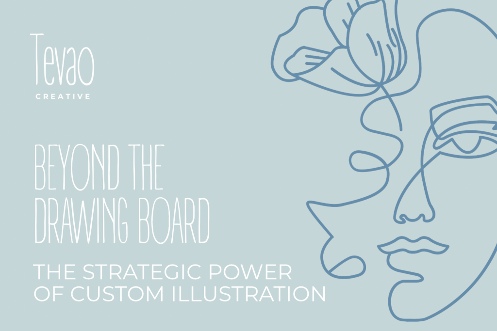 Minimalist custom illustration representing brand differentiation and visual fingerprints.